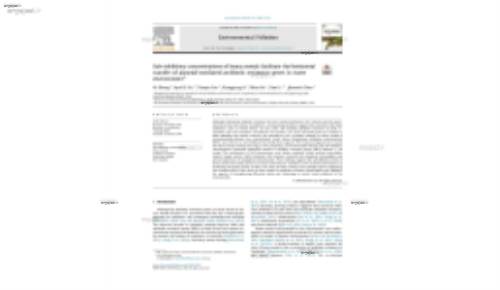 Sub-inhibitory concentrations of heavy metals facilitate the horizontal transfer of plasmid-mediated antibiotic resistance genes in water environment*